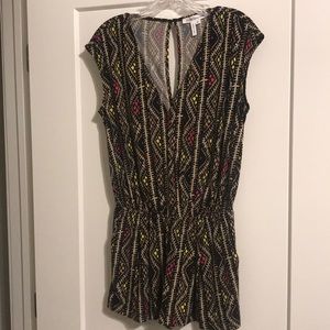 BCBG like new printed romper